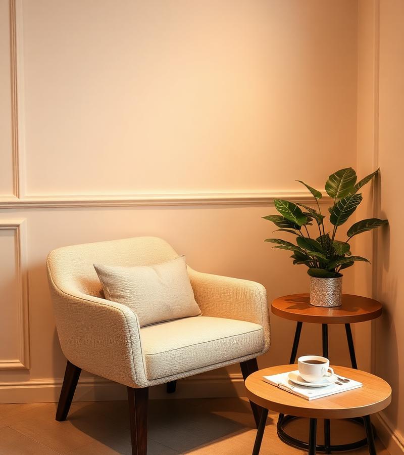 Cozy café corner